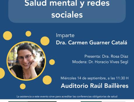 Conferencia de salud: Salud mental y redes sociales