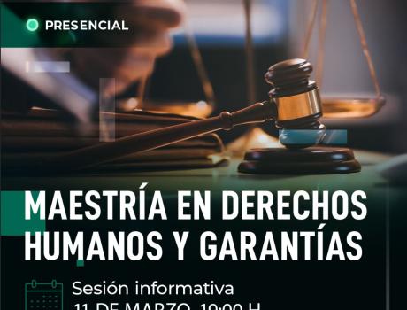 Sesión Informativa presencial de la Maestría en Derechos Humanos y Garantías. Hotel Marriott Reforma