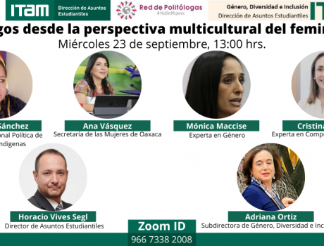 Póster Diálogos desde la perspectiva multicultural del feminismo