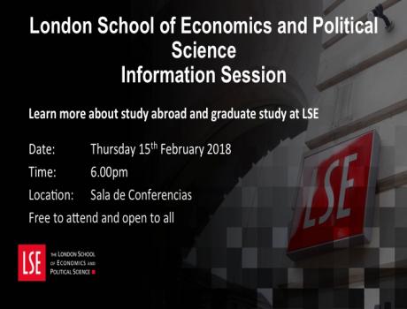 Sesión de información "London School of Economics and Political Science"