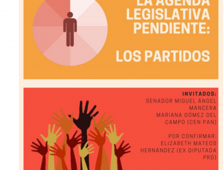 Póster Agenda legislativa pendiente: los partidos.