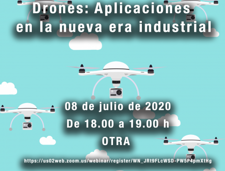 Póster Drones: Aplicaciones en la nueva era industrial