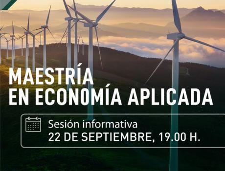 Póster: Sesión informativa Maestría en Economía Aplicada