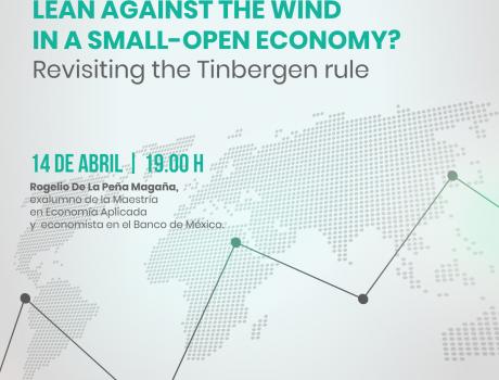 Póster Maestría en Economía Aplicada: Should monetary policy lean against the wind in a small-open economy? Revisiting the Tinbe