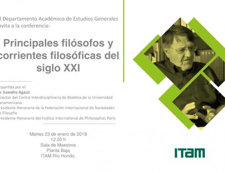 Principales filósofos y corrientes filosóficas del siglo XXI