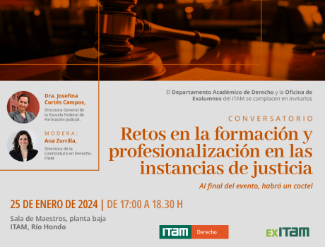 Retos en la formación y profesionalización en las instancias de justicia