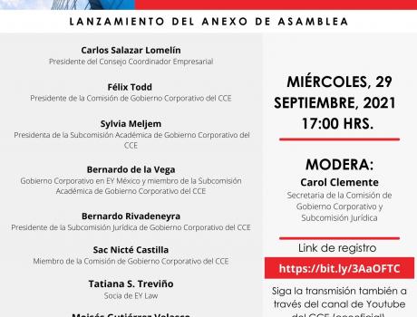 Webinar: Antecedentes y evolución del código de principios y mejores prácticas de Gobierno Corporativo