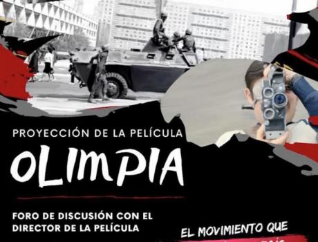 Proyección de la película "Olimpia"