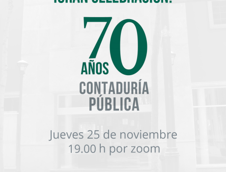 Celebración por el 70 aniversario del programa en Contaduría Pública