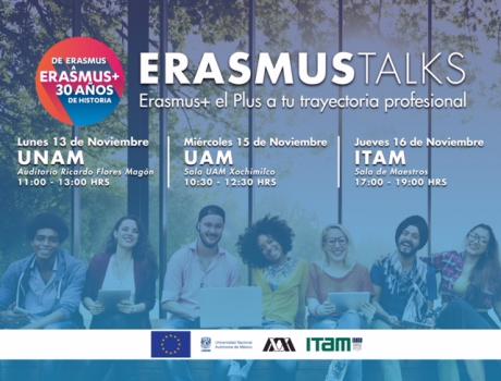 ERASMUS TALKS, Erasmus+ el plus a tu trayectoria profesional