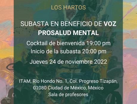 "Basta" - Subasta en Beneficio de Voz Pro Salud Mental 