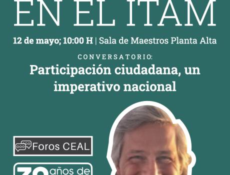 Conversatorio: Participación ciudadana, un imperativo nacional