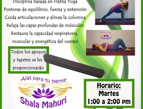 Hatha Yoga Restaurativo ITAM para Profesores con Françoise Brailovsky