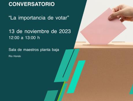 Conversatorio la importancia de votar