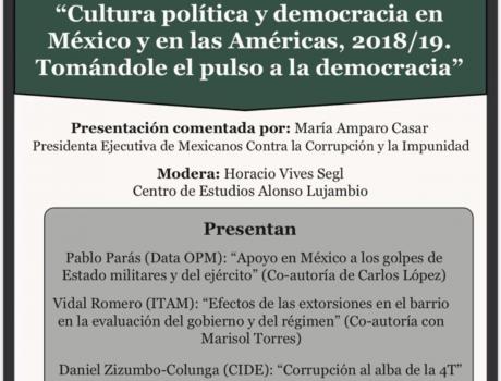 Cultura política de la democracia en México y en las Américas, 2018/19: Tomándole el pulso a la democracia