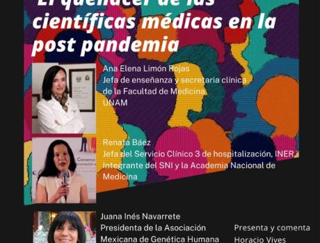 Mesa redonda: El quehacer de las científicas médicas en la post pandemia