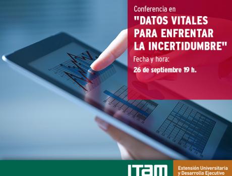 Conferencia sobre datos vitales para enfrentar la incertidumbre