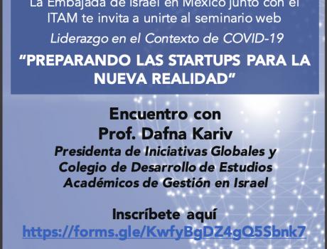 Liderazgo en el Contexto de COVID-19 -  “Preparando las Startups para la Nueva Realidad”