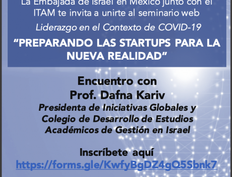 Póster de liderazgo en el Contexto de COVID-19 - “Preparando las Startups para la Nueva Realidad”