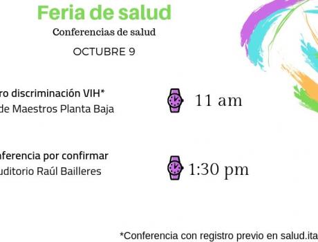 Conferencias de salud 9 de octubre 