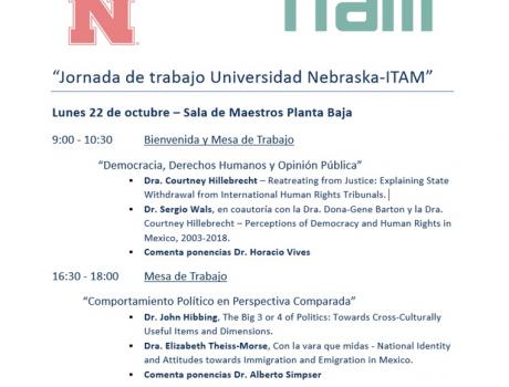 Jornada de trabajo Nebraska-ITAM