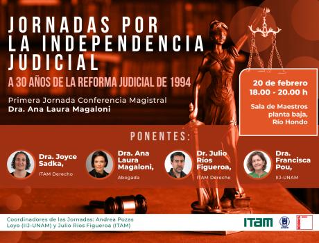 Jornadas por la Independencia Judicial. A 30 años de la Reforma de 1994