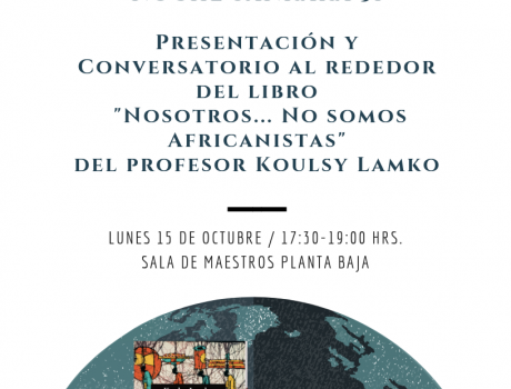 Presentación del libro "Nosotros...No somos Africanistas" de Koulsy Lamko 