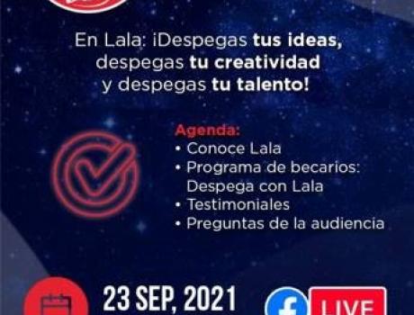 Facebook Live con Grupo Lala - Programa “Despega con Lala 2021”