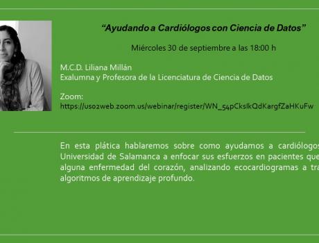 Póster Ayudando a Cardiólogos con Ciencia de Datos