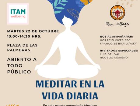 "Meditar en la vida diaria.” Desde España con el Maestro Luis Del Val