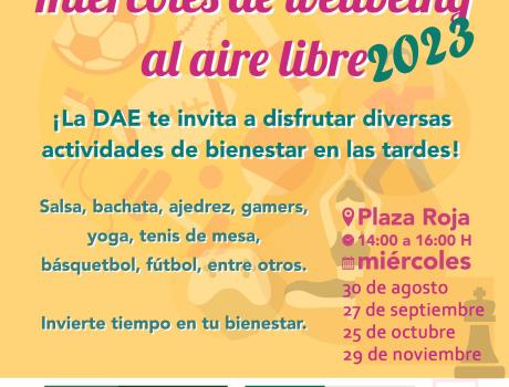 "Miércoles de wellbeing al aire libre" En Plaza Roja