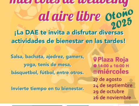 "Miércoles de wellbeing al aire libre" En Plaza Roja