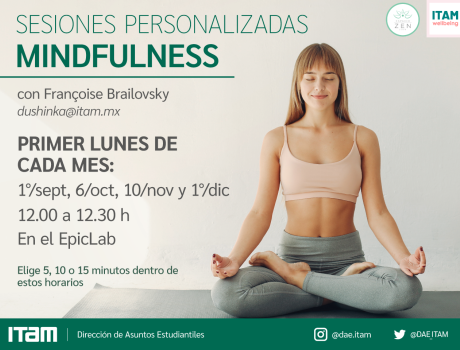Primer lunes de cada mes 12.00 h – Mindful Mondays en el Epic Lab