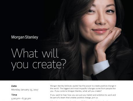 Bolsa de Trabajo invita a la Presentación de Morgan Stanley 