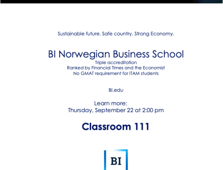 Sesión informativa de "BI Norwegian Business School"