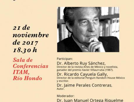 Presentación de la nueva edición del libro de Jaime Perales Contreras: Octavio Paz y su círculo de intelectuales 
