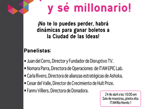 Cambia al mundo y sé millonario