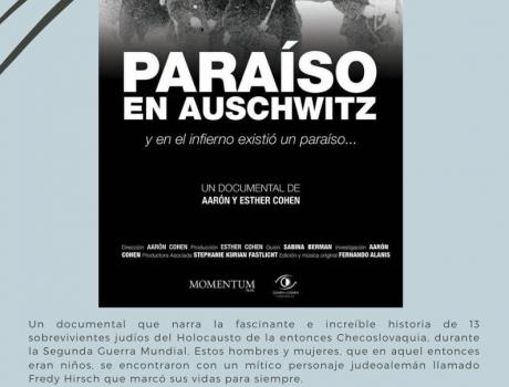 Documental y conferencia Paraíso en Auschwitz, y en el infierno existió un paraíso...
