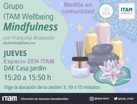 Grupo ITAM Wellbeing, medita en comunidad