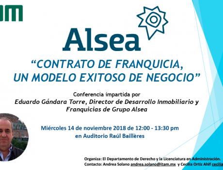 Conferencia "Contrato de franquicia, un modelo exitoso de negocio"