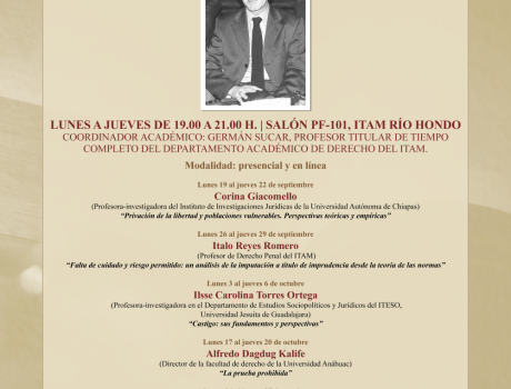 Seminario Luigi Ferrajoli. Teoría y Derecho Penal Comparado