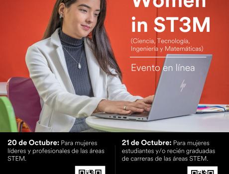 Póster Women in ST3M Latinoamérica