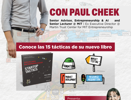 Presentación del Libro "Disciplined Entrepreneurship Startup Tactics" de Paul Cheek