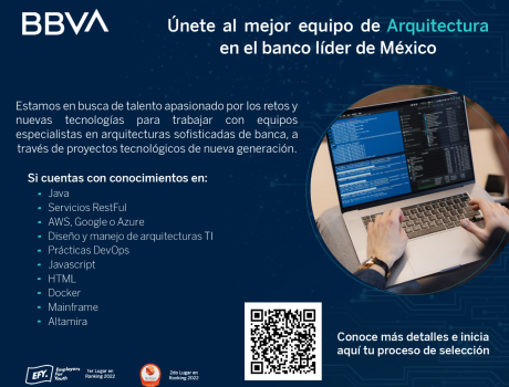 Poster: Arquitectura MX en BBVA México.
