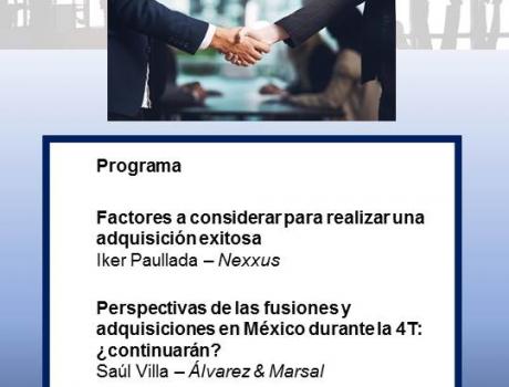 Conferencia: Fusiones y adquisiciones 