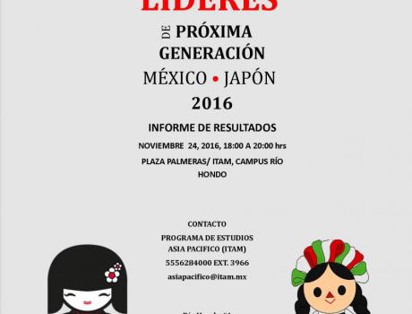 Seminario de Líderes México Japón 2016: Informe de Resultados