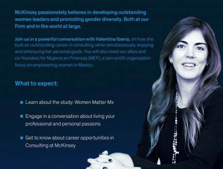 Póster McKinsey México: How does she do it? (Diversity & Inclusion Event)