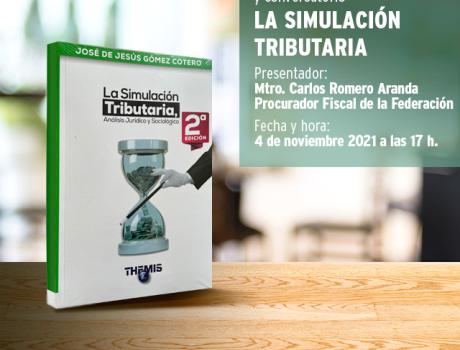 Póster Conversatorio y presentación del libro: La Simulación Tributaria