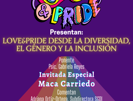 Poster: Love&Pride desde la diversidad, el género y la inclusión