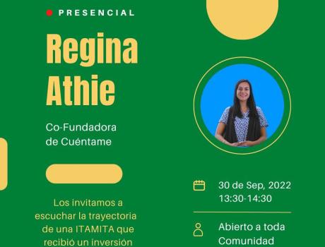 Plática con Regina Athie Cofundadora de Cuéntame